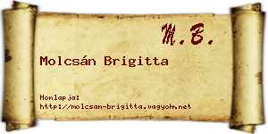 Molcsán Brigitta névjegykártya